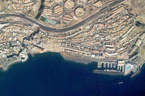 Imagen aérea de la zona.
