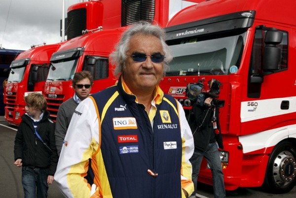 El director de la escudería Renault, el italiano Flavio Briatore.