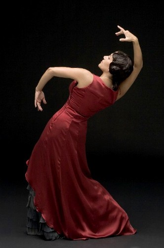 La bailaora española Eva Yerbabuena, que se encuentra en Tokio con su compañía 