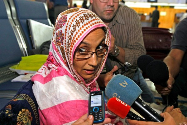La activista saharaui Aminatu Haidar.