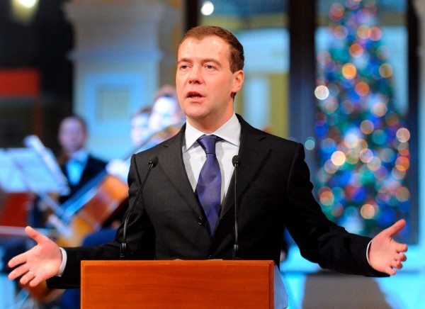 El presidente ruso Dmitry Medvedev.