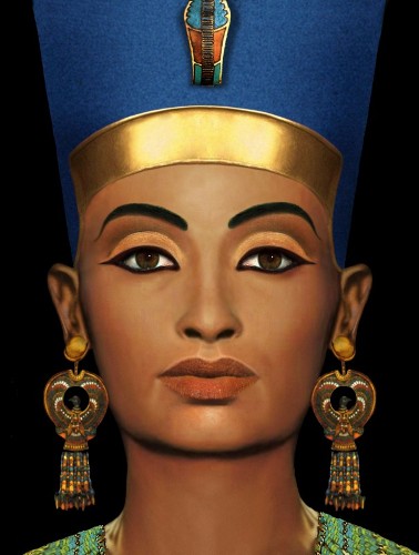 Busto de la reina egipcia Nefertiti, que se encuentra en el Neues Museum de Berlín.