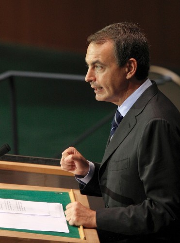 El presidente del Gobierno español, José Luis Rodriguez Zapatero.