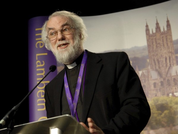 Fotografía de archivo del arzobispo de Canterbury, el británico Rowan Williams.