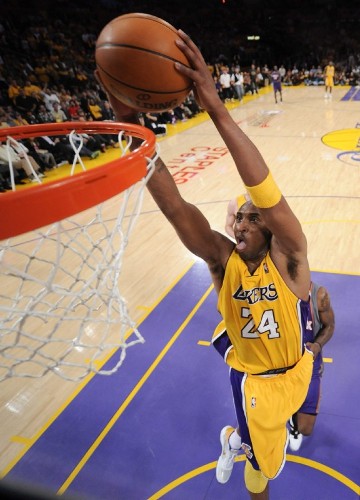 El jugador de los Lakers de Los Ángeles Kobe Bryant.