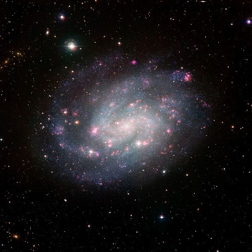 Imagen de NGC 300, una galaxia espiral similar a la Vía Láctea.