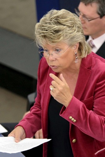 La comisaria europea de Justicia, Derechos Fundamentales y Ciudadanía, Viviane Reding.