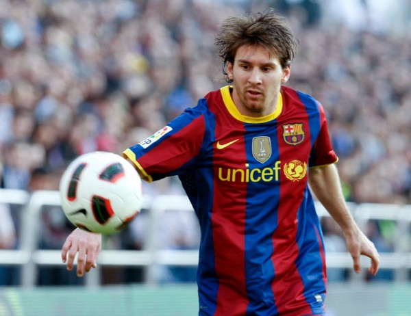 El delantero argentino del FC Barcelona Lionel Messi.