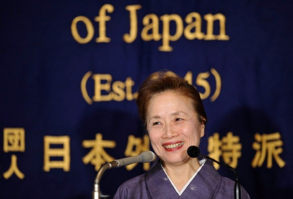 Nobuko Kan, la mujer del primer ministro de Japón, Naoto Kan.