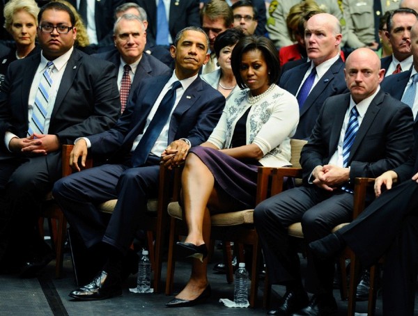 El presidente estadounidense, Barack Obama y su esposa Michelle Obama.