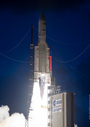 El cohete europeo Ariane-5.