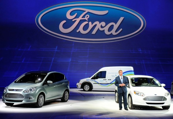 El presidente del Consejo de Administración de Ford, William Clay Ford, presenta los nuevos modelos de la marca.