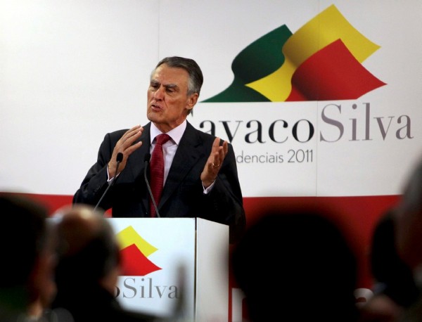 El candidato a las elecciones presidenciales de Portugal, Anibal Cavaco Silva.