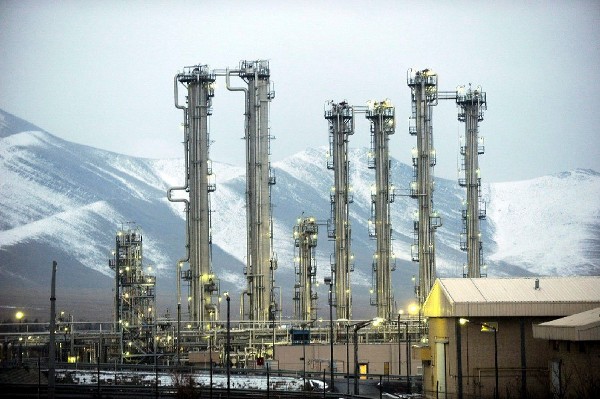 Una vista general del reactor de agua pesada iraní en la ciudad de Arak.