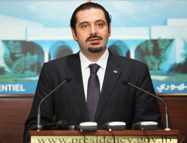 El primer ministro saliente libanés, Saad Hariri.