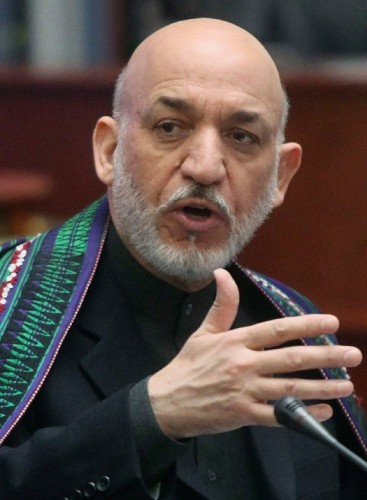El presidente afgano Hamid Karzai.