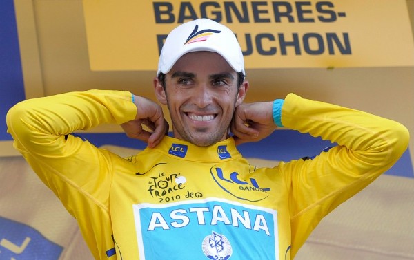 El ciclista español Alberto Contador.