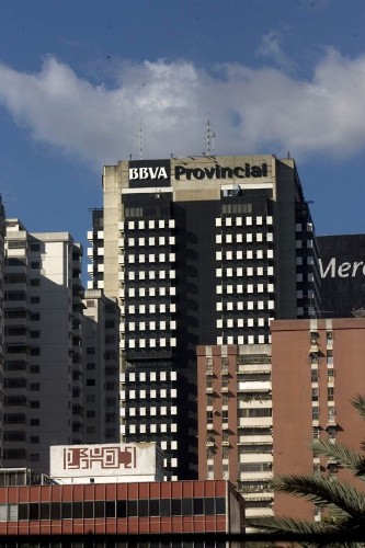 Vista general de la sede centro del banco Provincial de Venezuela.