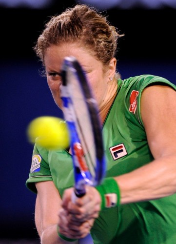 La tenista belga.