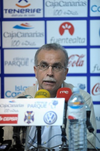 Antonio Tapia, técnico del CD Tenerife.