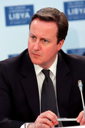 Fotografía del primer ministro británico, David Cameron.