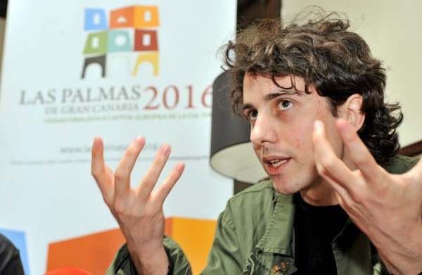 El director Jonás Trueba, con motivo de la presentación de su película 