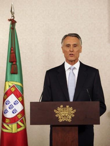 El jefe de Estado portugués.
