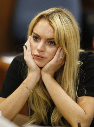 La actriz estadounidense Lindsay Lohan.