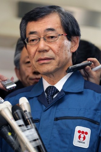 Masataka Shimizu, presidente de la empresa Tokyo Electric Power (TEPCO).