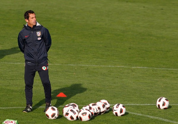 El entrenador del Atlético de Madrid.