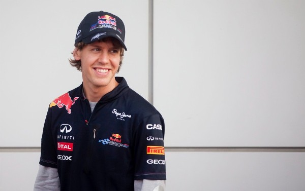 El piloto alemán de Fórmula Uno, Sebastian Vettel (Red Bull).