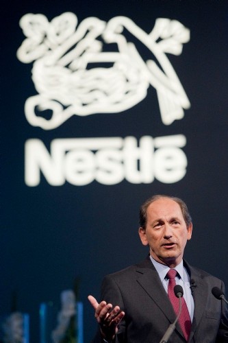 El director general de Nestlé, la mayor multinacional del sector agroalimentario, Paul Bulcke.