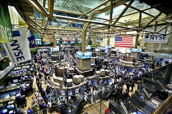 Imagen de la sesión de bolsa en Wall Street.