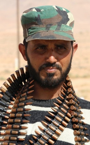 Un combatiente rebelde libio.