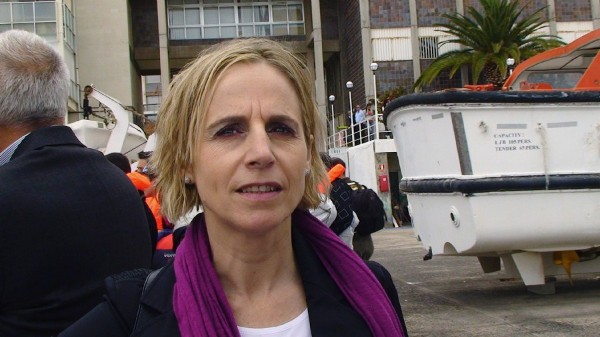 La directora del centro de coordinación de Salvamento Marítimo en la provincia de Santa Cruz de Tenerife, Dolores Septién.