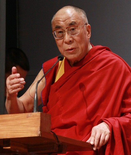El líder espiritual Dalai Lama, Tenzin Gyatso.