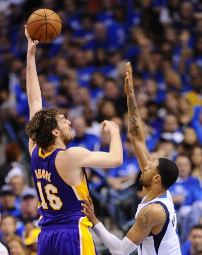 El jugador de los Lakers.