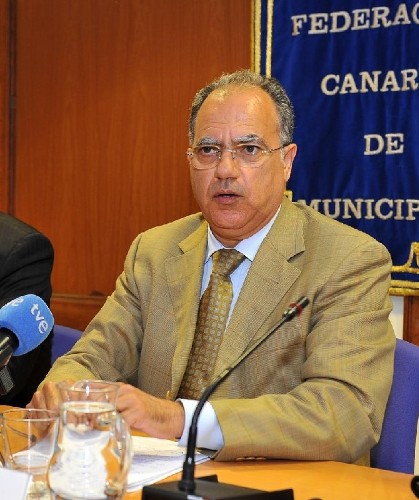 El presidente del Cabildo de La Gomera, Casimiro Curbelo.