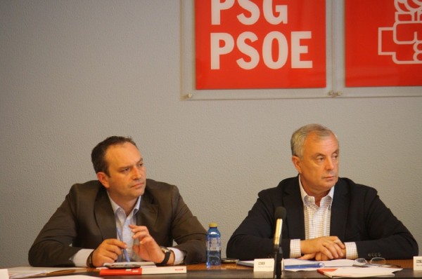 PSDEG-PSOE pachi vazquez junto secretario organizacion psdeg pablo garcia