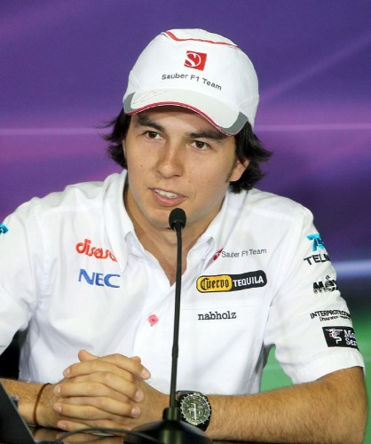 El piloto méxicano de la escudería Sauber, Sergio Pérez.