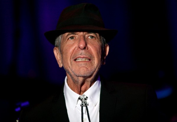 El cantante canadiense Leonard Cohen.