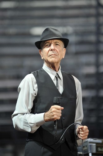 El cantante canadiense Leonard Cohen en una foto de archivo.