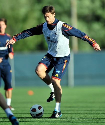 El jugador de la selección española de fútbol Xabi Alonso.