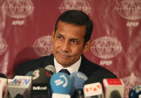 El candidato presidencial peruano Ollanta Humala.