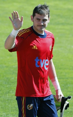 El guardameta y capitán de la selección española de fútbol, Iker Casillas.