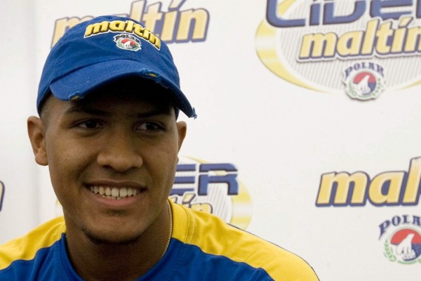 El delantero venezolano del Málaga, Salomón Rondón.