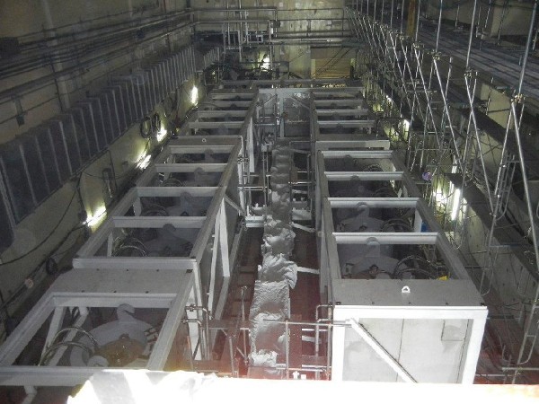 Nuevo sistema de descontaminación de agua reactiva en la central nuclear de Fukushima.