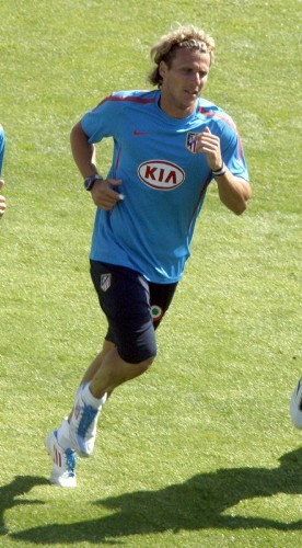 El delantero uruguayo.