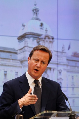 El primer ministro británico David Cameron.