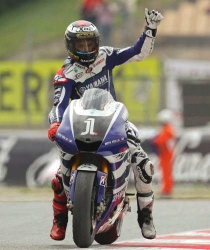 El piloto español de MotoGP, Jorge Lorenzo, del equipo Yamaha.